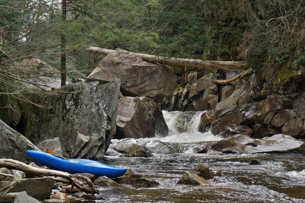 Whitewater Kayak in the Middlebury River Vermont