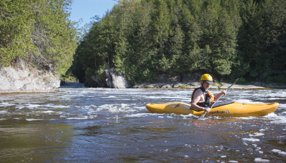 Kayaker on Otter Creek Vermont